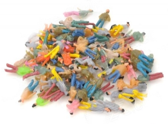 Plastic figuren - schaal 1:150 (100st)