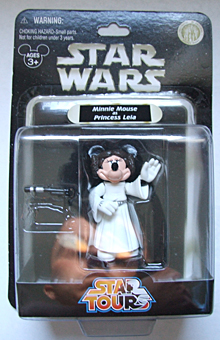 Minnie mouse als Princess Leia