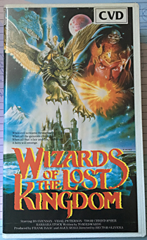 Wizards of the Lost Kingdom,CVD - VHS - 1985,Laserdisc