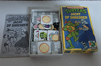 Turtles -  Jacht op Shredder,Selecta - 1990,Toys/Puzzel-Bordspel