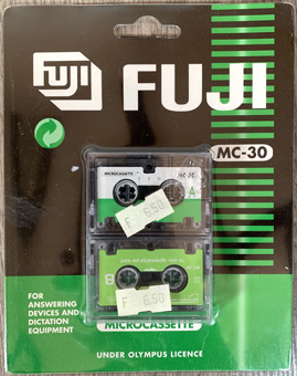 Microcassette MC30-MC20_Fuji en PTT - 1988