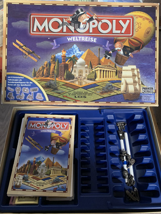 Monopoly Weltreise_Parker 2004